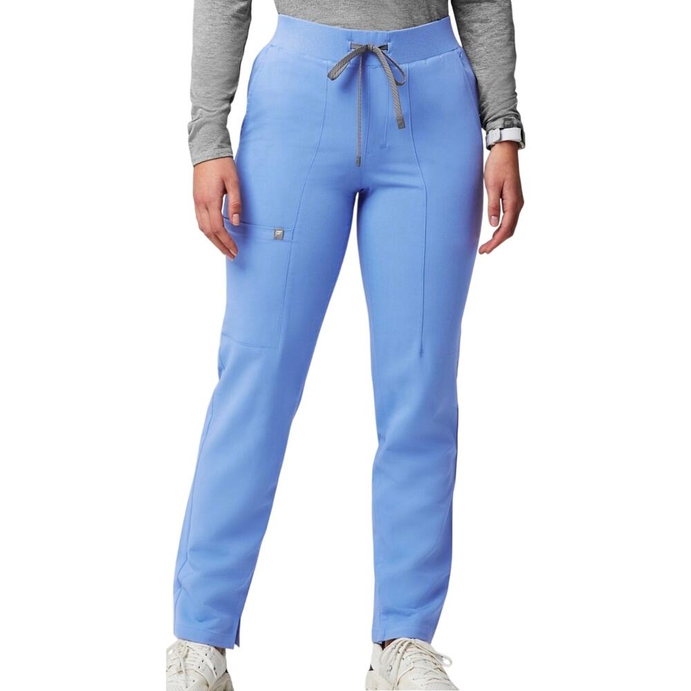Fabletics Ion Jogger Scrub Pants, Ceil Blue, Medical Nurse Health, Size XS